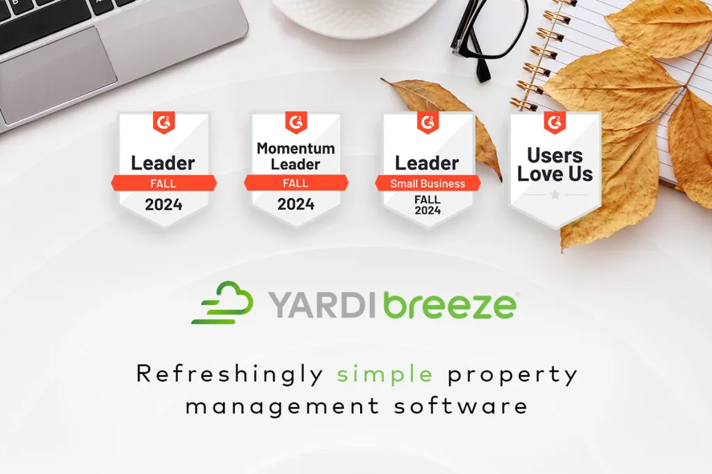 Yardi Breeze G2 Badges Fall 2024